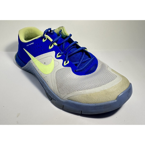 Nike Free Trainer 5.0 V6 Men’s Size 9.5 Blue Volt Training Shoes 821913-003 - Picture 2 of 9